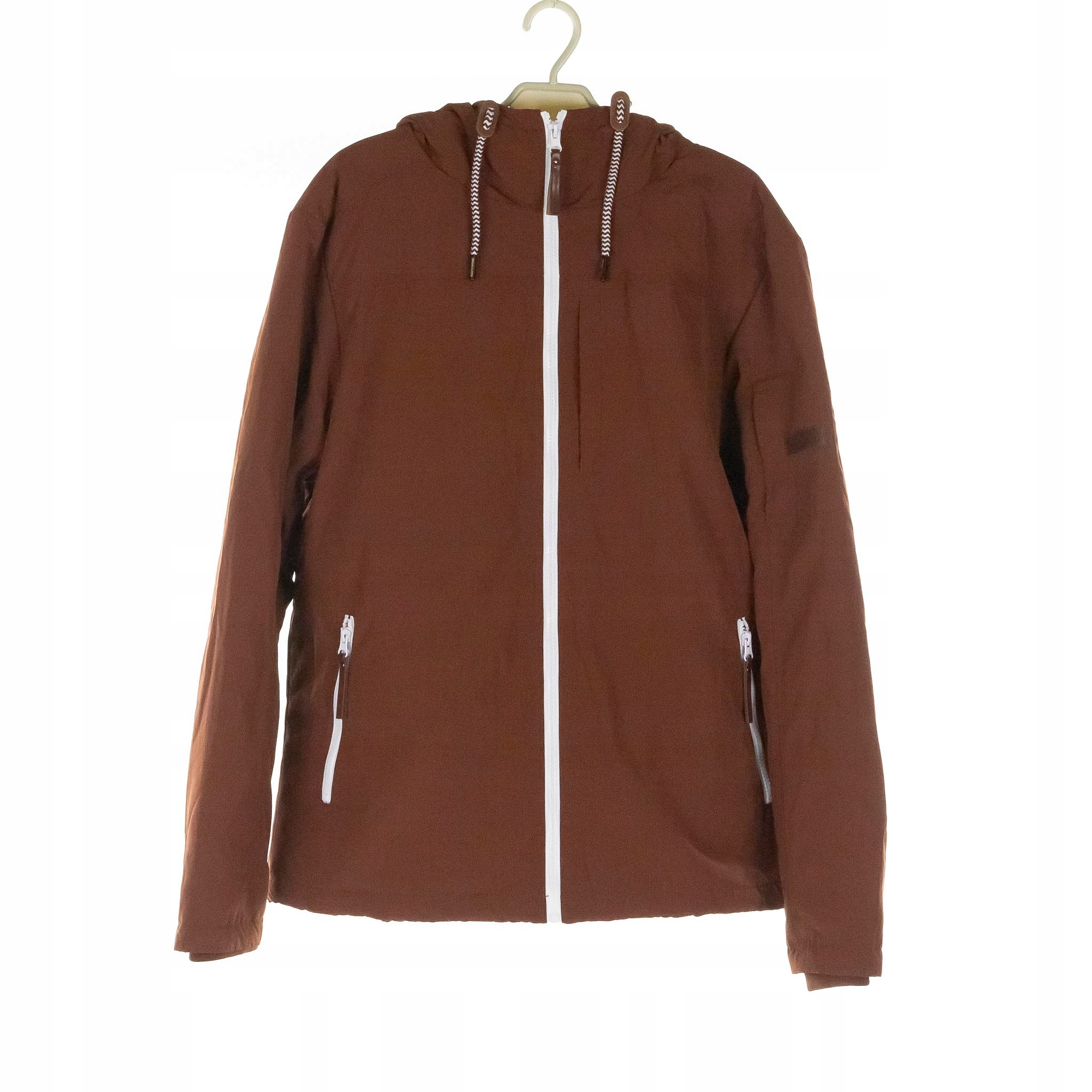 Pánská Bunda Sondag&sons Hnědá Zimní Péřová S Kapucí L