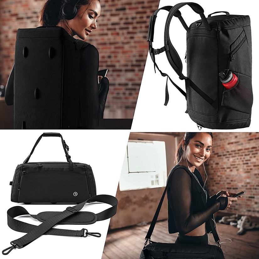 TORBA TRENINGOWA FUNKCJA PLECAKA PRZEGRODA na BUTY Kod producenta D000NX55QB