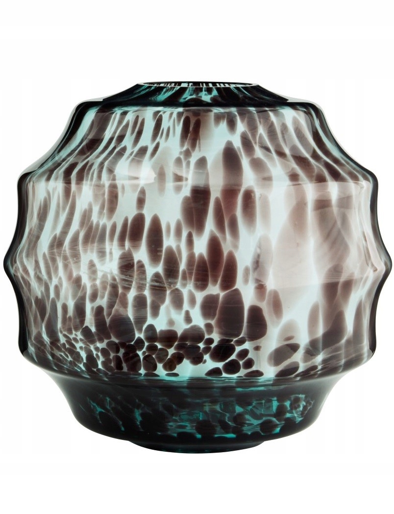 Sklenená váza Drake, Madam Stoltz strieborná