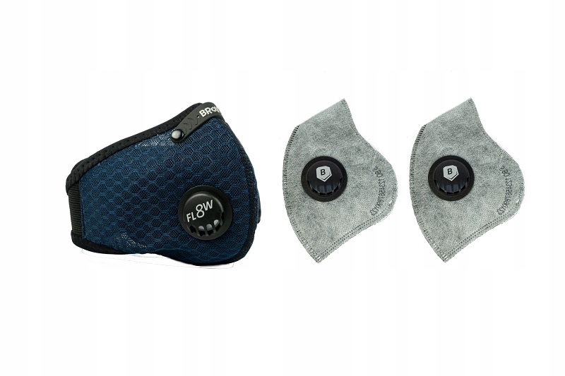 Маска antysmogowa BROYX Alfa разм. L ФИЛЬТРЫ ДВА