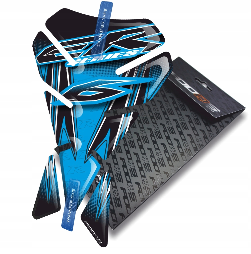 Tank-pad V1 od firmy Fooqs pro Kawasaki ER-6-f-n Modrý