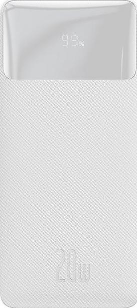 Baseus Bipow 30000mAh 2xUSB USB-C 20W (biały)