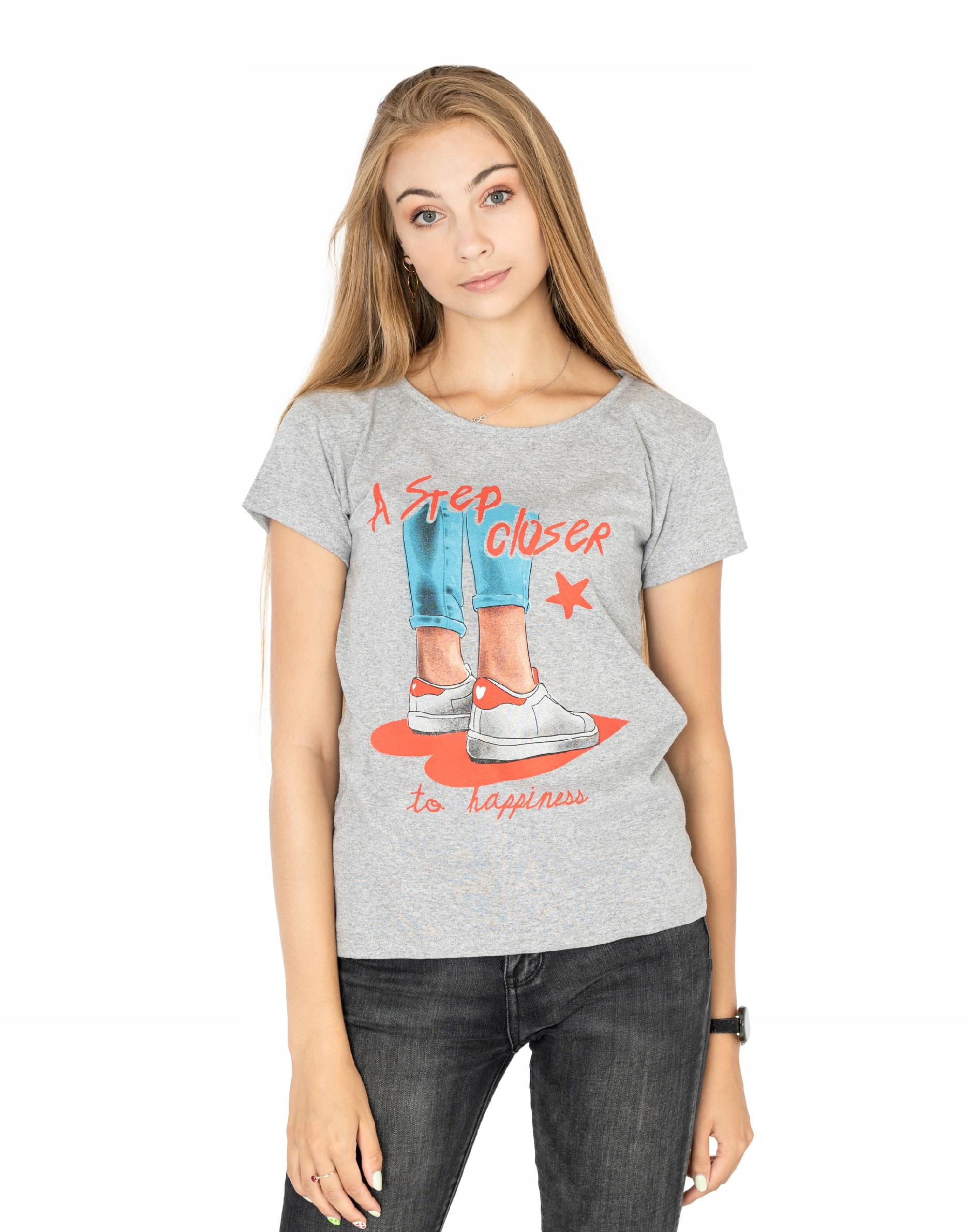 

Koszulka Damska Podkoszulek T-shirt Top KD04-2 r S