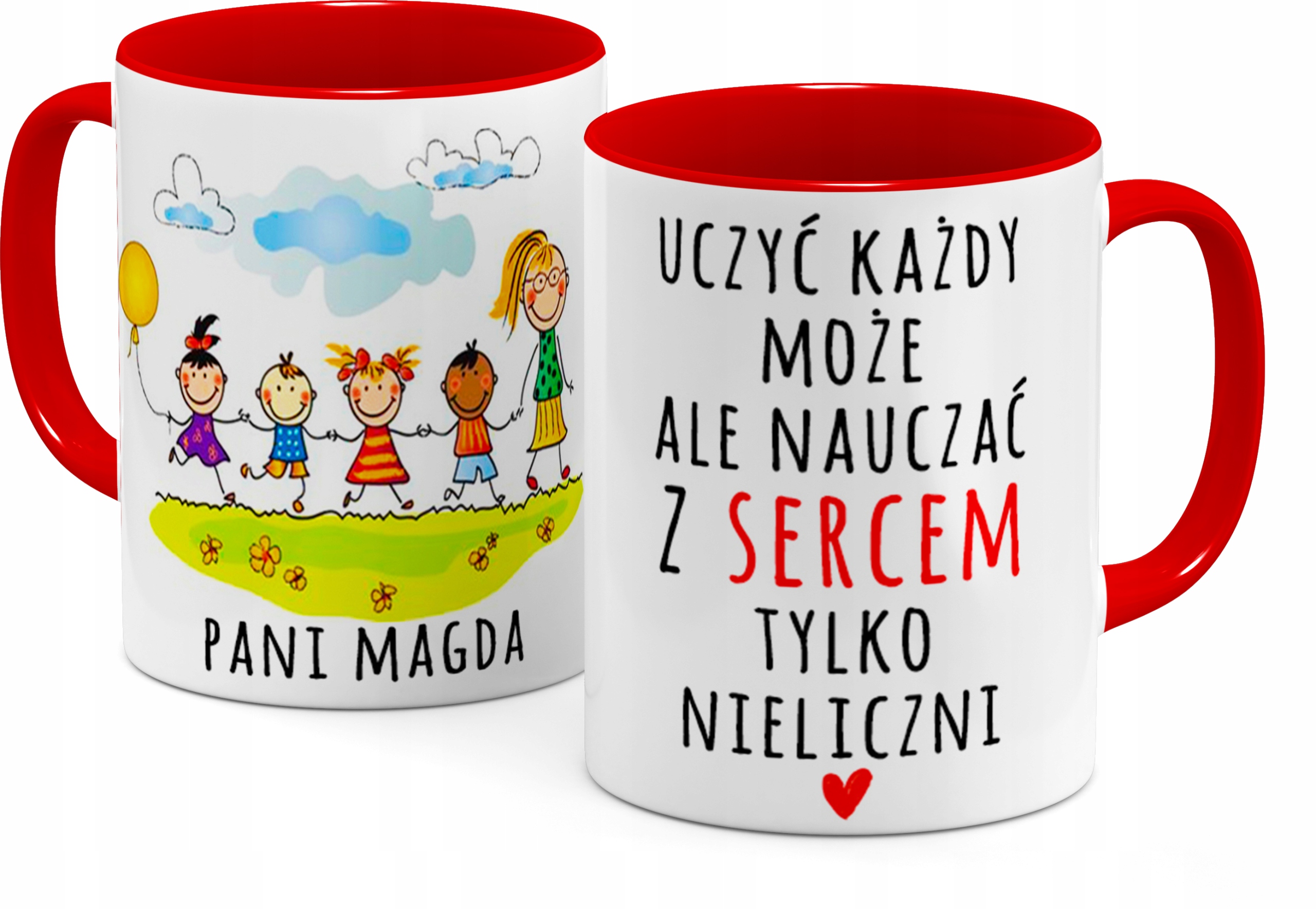 KUBEK NA DZIEŃ NAUCZYCIELA ZAKOŃCZENIE ROKU+IMIĘ