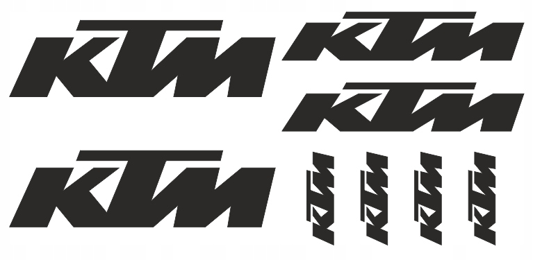 Naklejki zastępcze na rower Ktm Kolory!