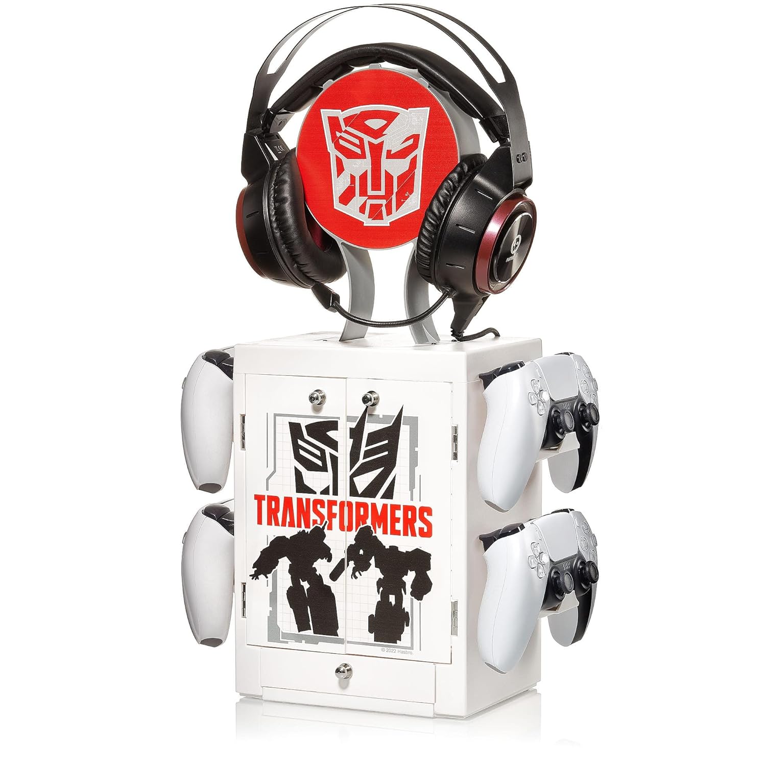 Transformers PS5 Xbox Nintendo Logo Stojan Podstavec 4 Pady Hry Headset Loc