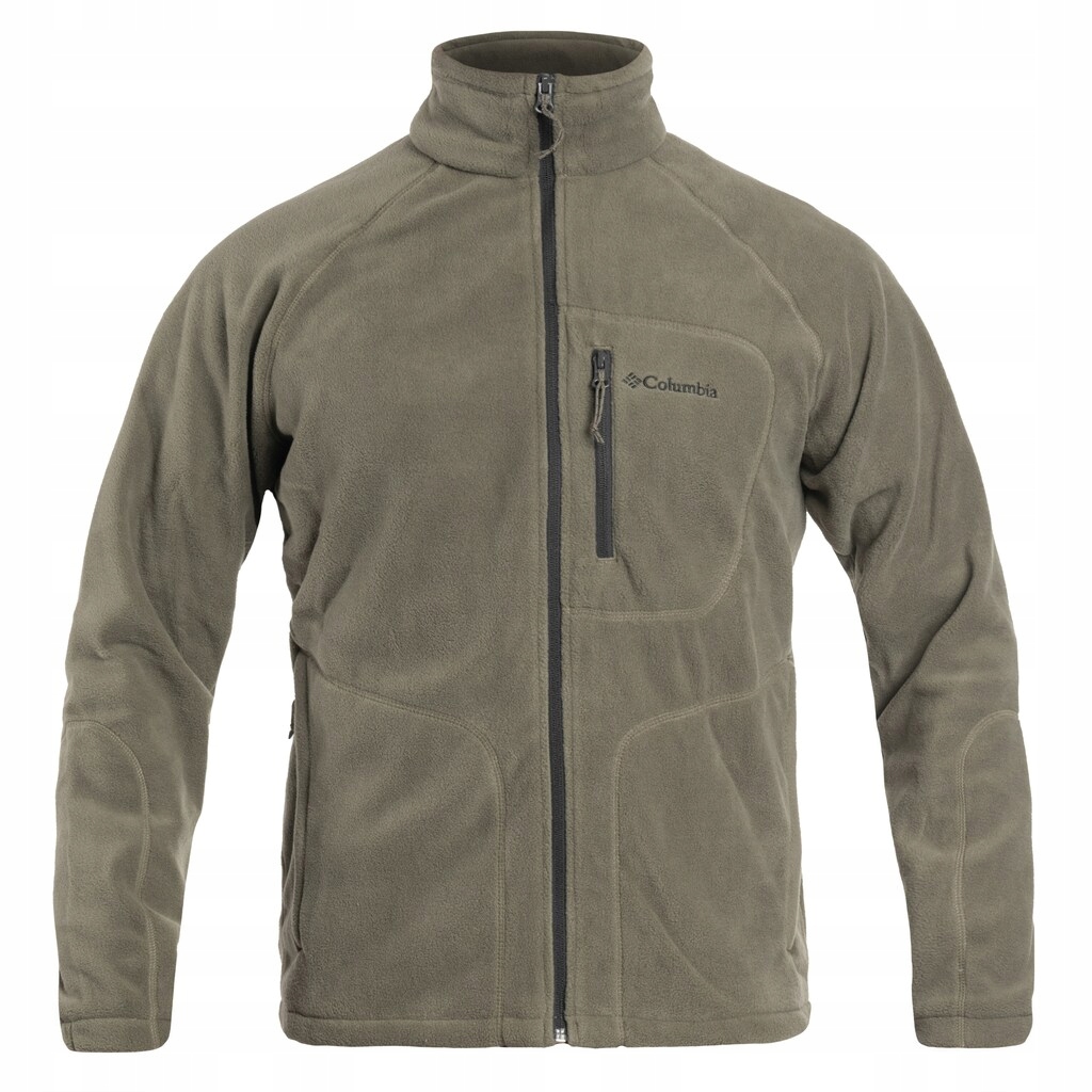 Polar Mikina fleecová rozepínací bez kapuce Columbia Fast Trek II Green S