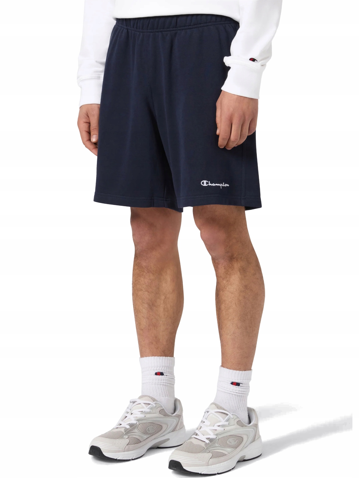 Kraťasy kraťasy Champion 221804-BS501 modré sportovní teplákové bavlna XL