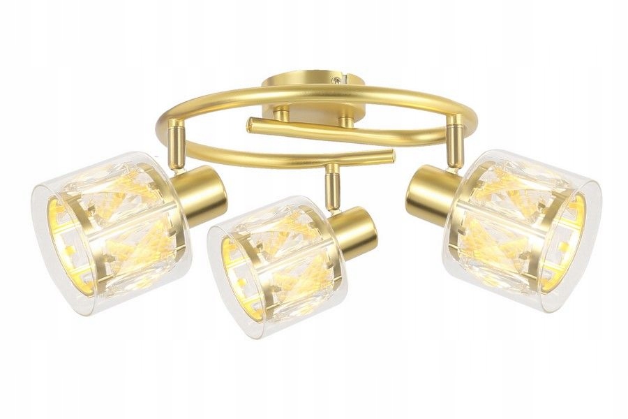 Stropní reflektor kulatý Reality bezbarvý, žlutý 838833-36