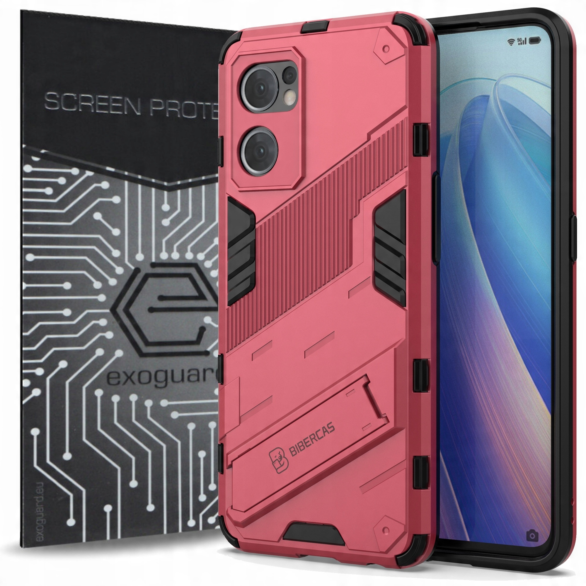 

Obudowa Etui Pancerne Szkło do Oppo Reno 7 5G