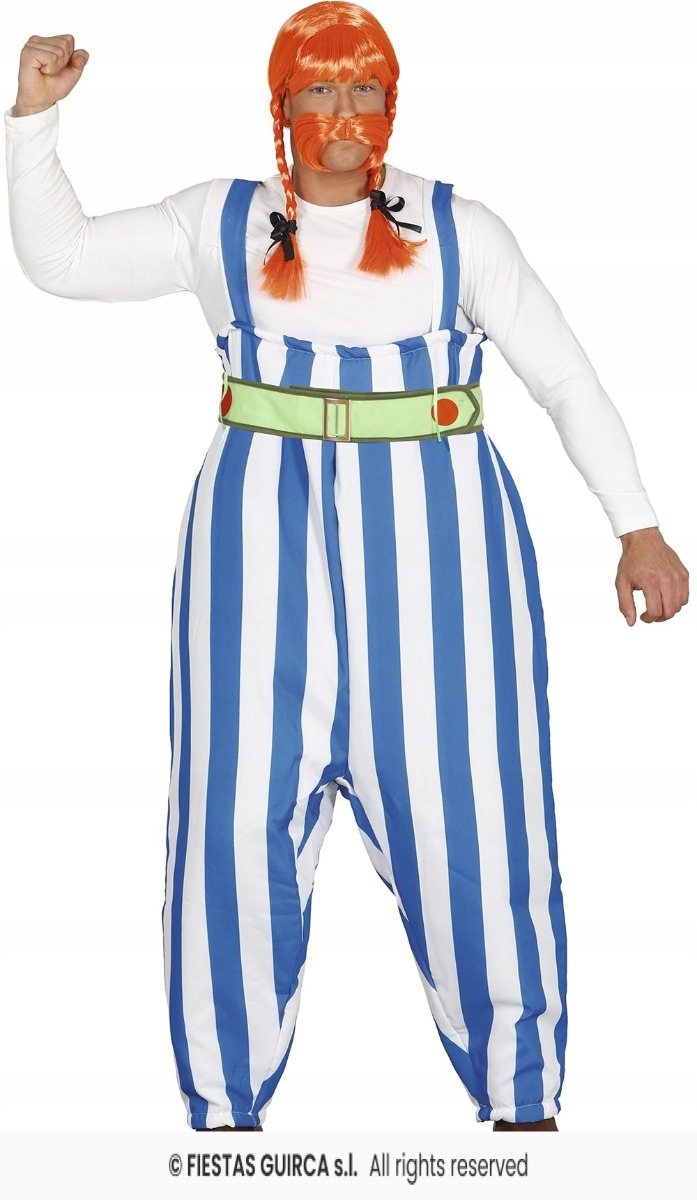 Kostým Obelix Gal Kostým Asterix a Obelix Vikinga Převlek Galla XL