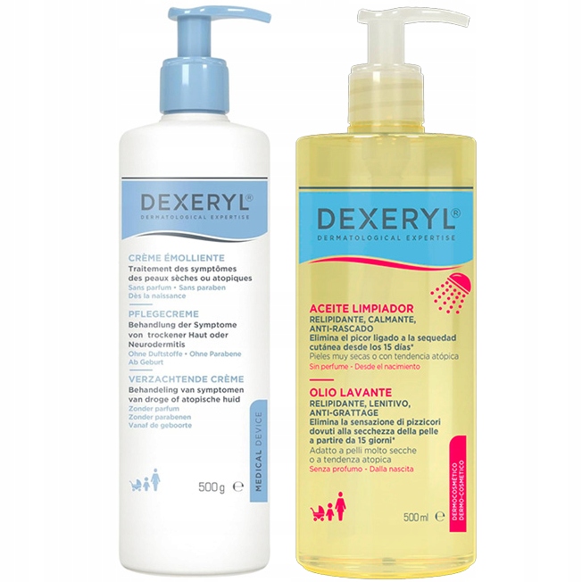 Krem Dexeryl Emolient Azs 500 ml Olejek Dexeryl do skóry suchej 500 ml