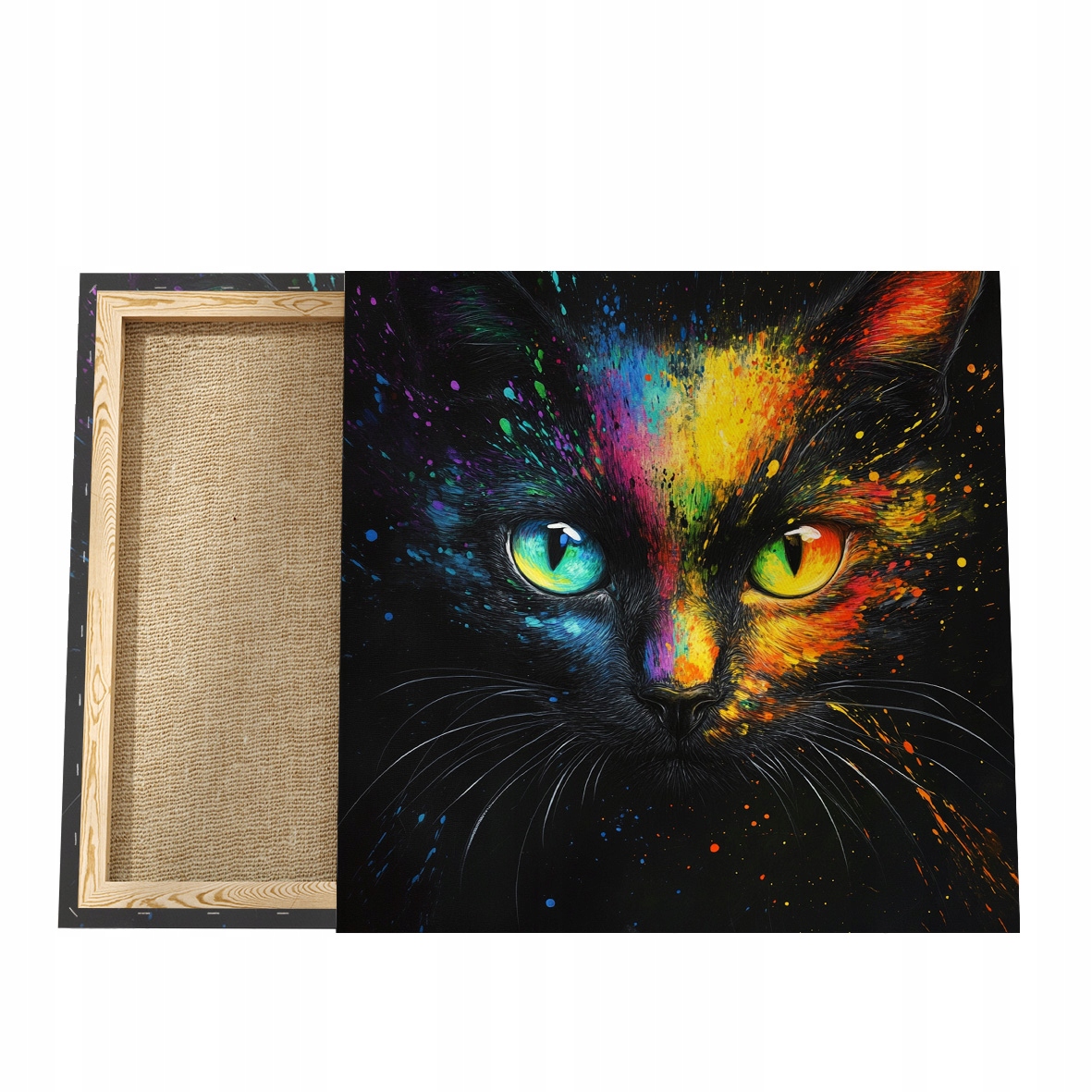 Obraz Kočka, Obraz na plátně s kočkou, Portrét kočky