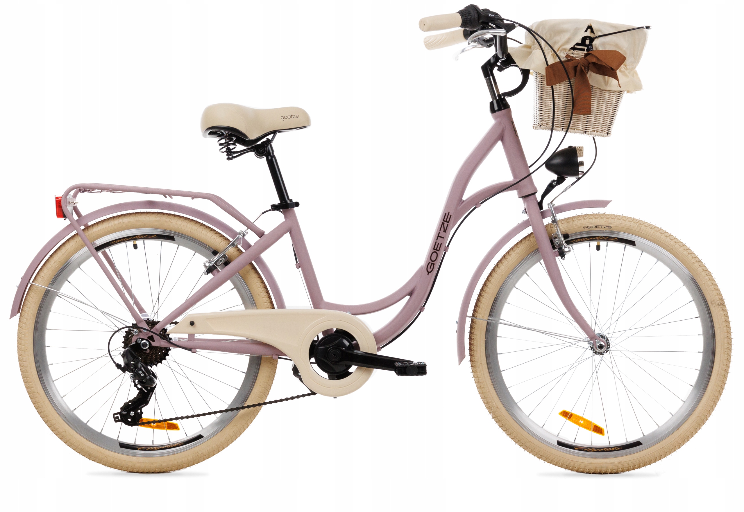 Rower Miejski Goetze Mood 24 Lekki Damka Shimano Kosz