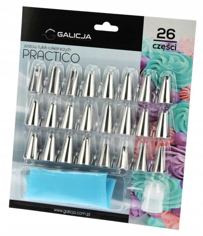 

Zestaw Tylek Cukierniczych Do Ciastek Tortów 26EL