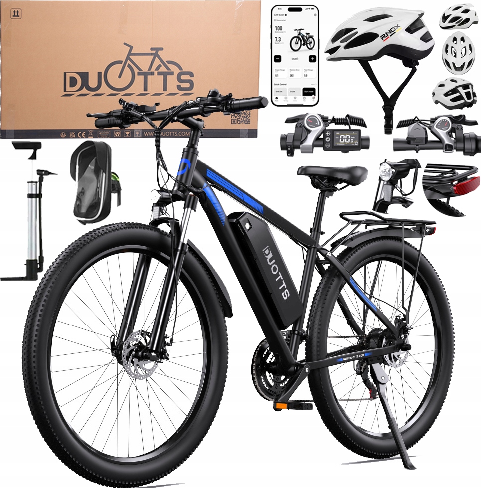 Pojazd Elektryczny Duotts C29 1000W 48V 15AH 55KM/H 100KM S App +Dárek Pl