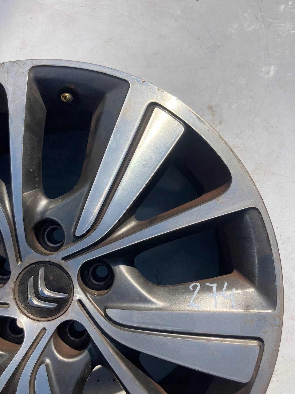 disk 17 CALI CITROEN C4 PICASSO II #274K 9677090377