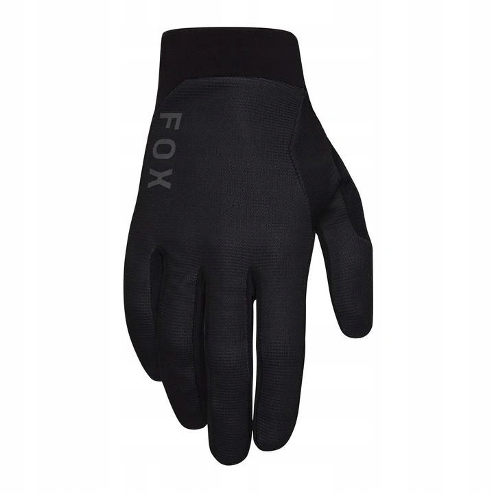 Pánské cyklistické rukavice Fox Ranger Gel Black, černý suchý zip