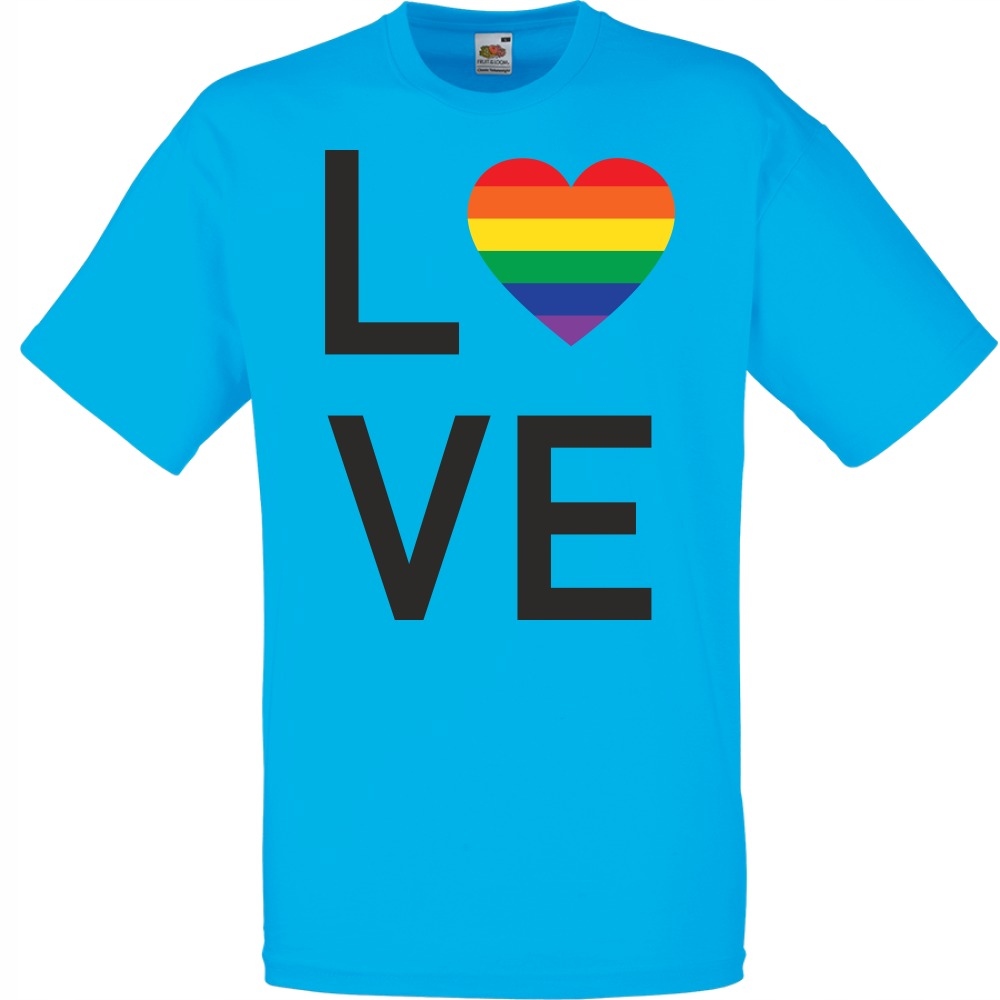 

Koszulka Lgbt marsz równości S lazurowa