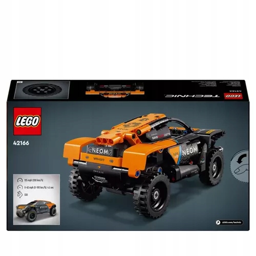 LEGO TECHNIC NEOM MCLAREN EXTREME E TEAM SAMOCHÓD Z NAPĘDEM PULL-BACK 42166 Marka LEGO