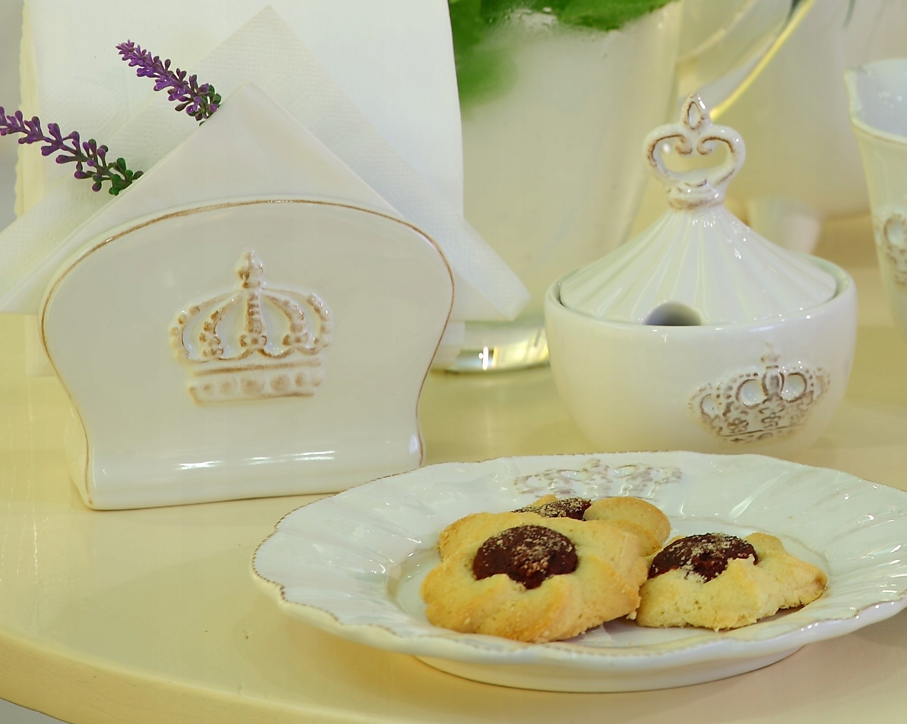 SERWETNIK, SERWETKI, SERWETNIK CERAMICZNY Marka Pierrot