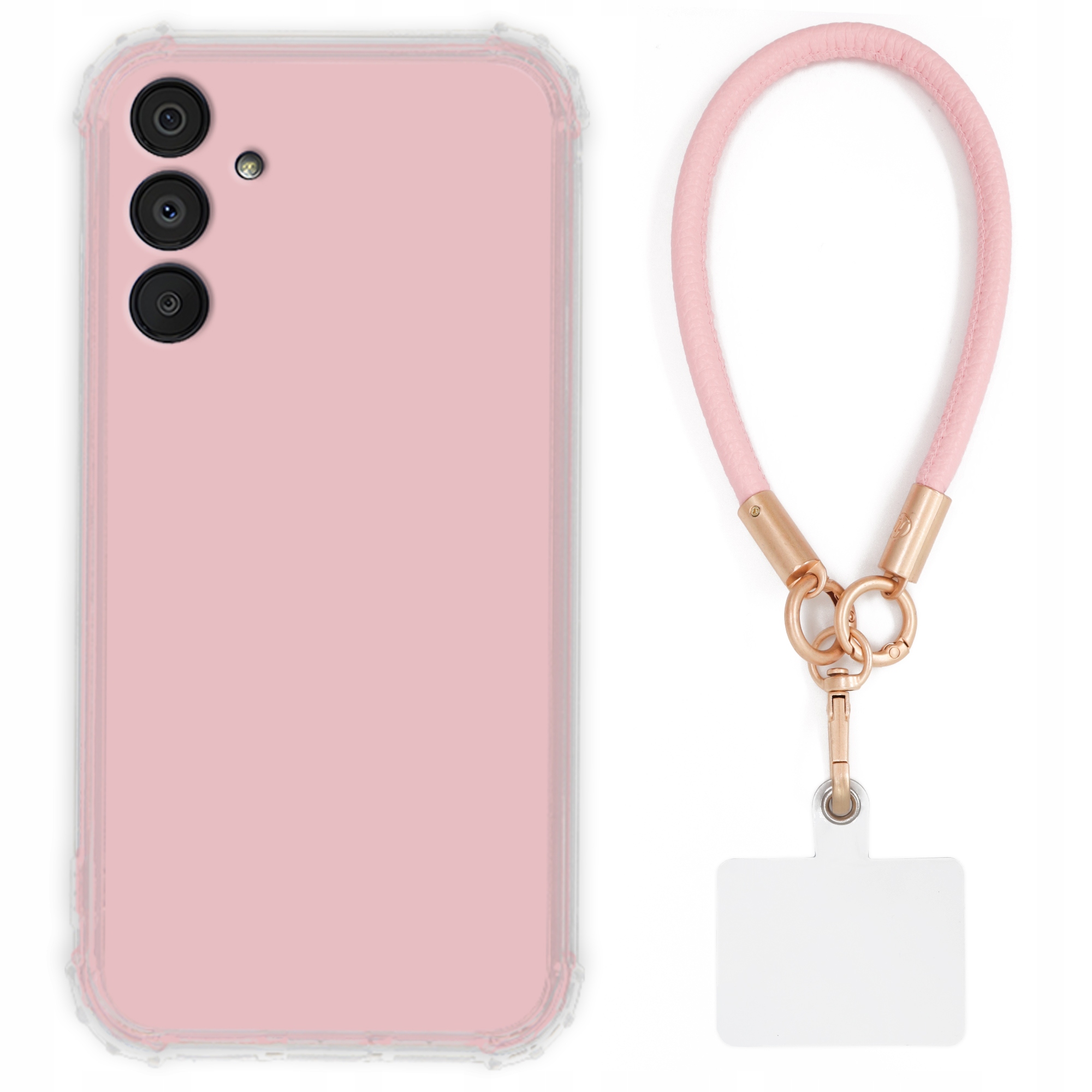 Pouzdro Pro Samsung A16 5G Case Antishock Pinky Růžové vodítko Odolné