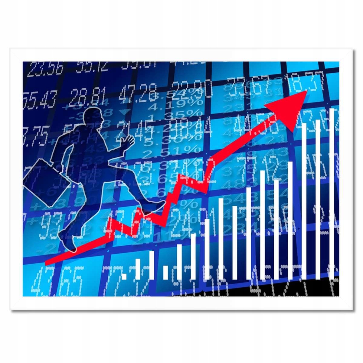 Plakáty v rámu 40x30 Hospodářský růst