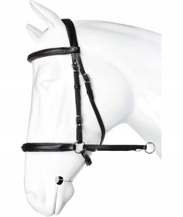 Ogłowie dla konia Horka bezwędzidłowe czarne Full