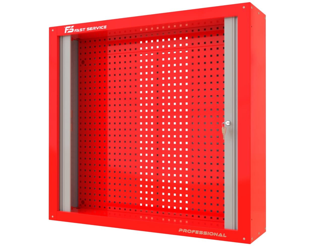 Gablota narzędziowa warsztatowa zamykana żaluzją G Kolor czerwony