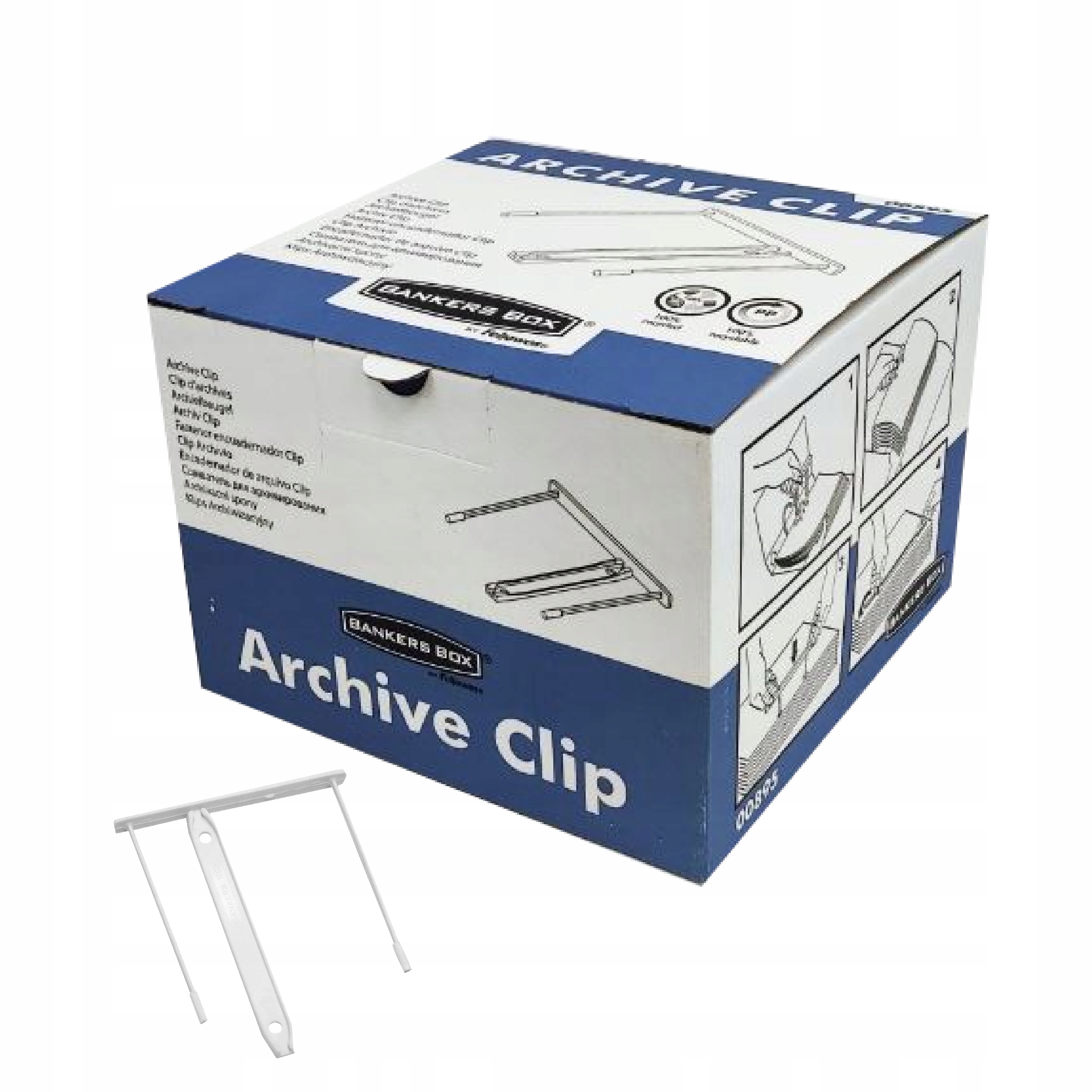 

Klipsy Archiwizacyjne Fellowes 100 Szt. Fellowes
