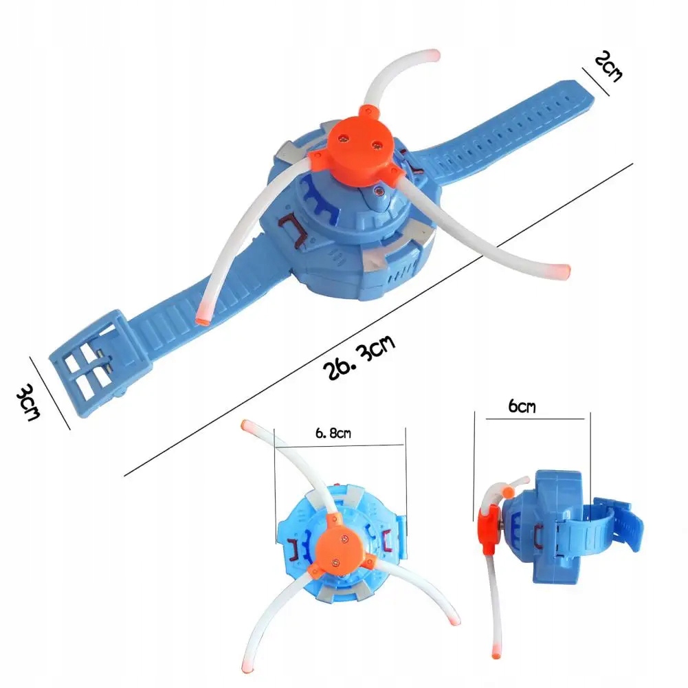 WIATRACZEK ZAKŁADANY NA RĘKĘ WIATRAK LED Z MUZYKĄ ZABAWKA ŚWIECĄCA Model Zegarek dziecięcy Krokodyl