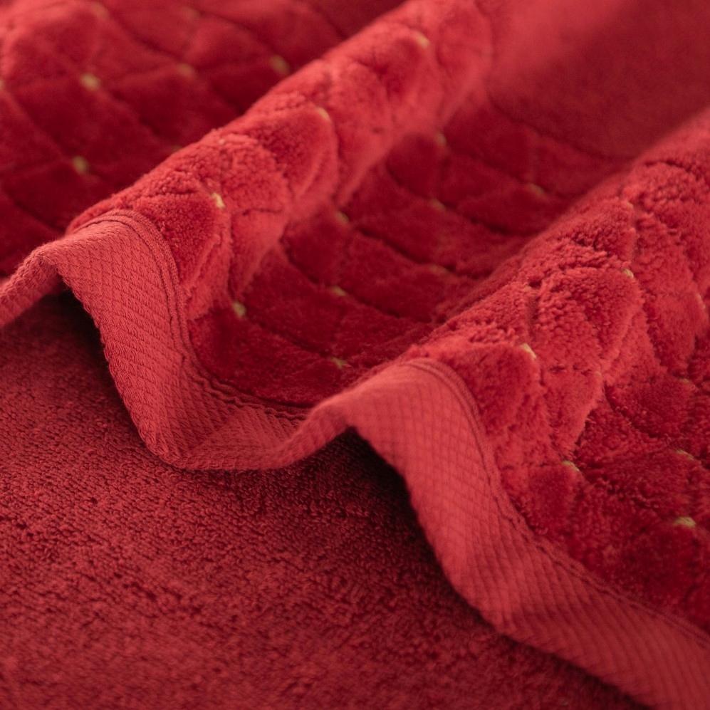 ANTYBAKTERYJNY Ręcznik OSCAR bordo 30x50 ZWOLTEX