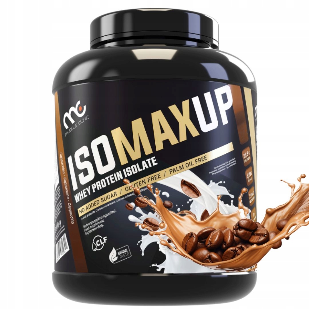 Muscle Clinic IsoMaxUP 700 g cappuccino isolate izolát vpíjející čisté bílkoviny