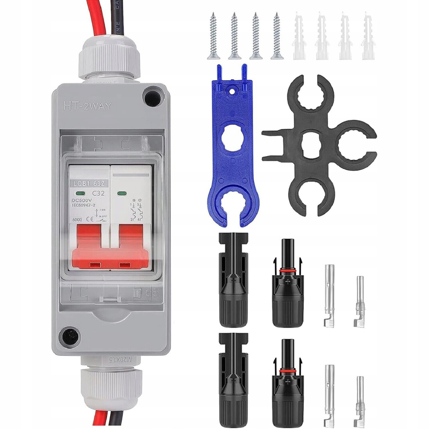 Pv Do Instalacji Solarnej, Wyłącznik Zabezpieczający, Solar Combiner Box