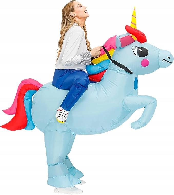 Nafukovací kostým Jednorožec Deluxe pro dospělé Kostým Halloween P5.7