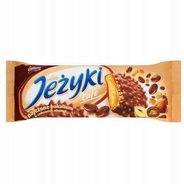 20 Sztuk Jutrzenka Ciastka Jeżyki Cafe 140G