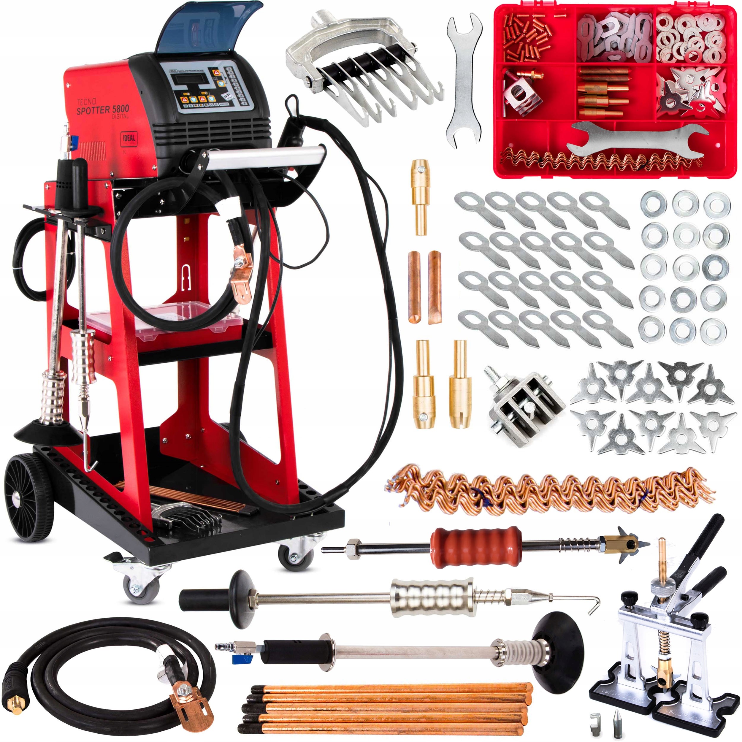 Spotter Svařovací Stroj Na Plech Ideal Tecno 5800 400V 3800A Quick Puller