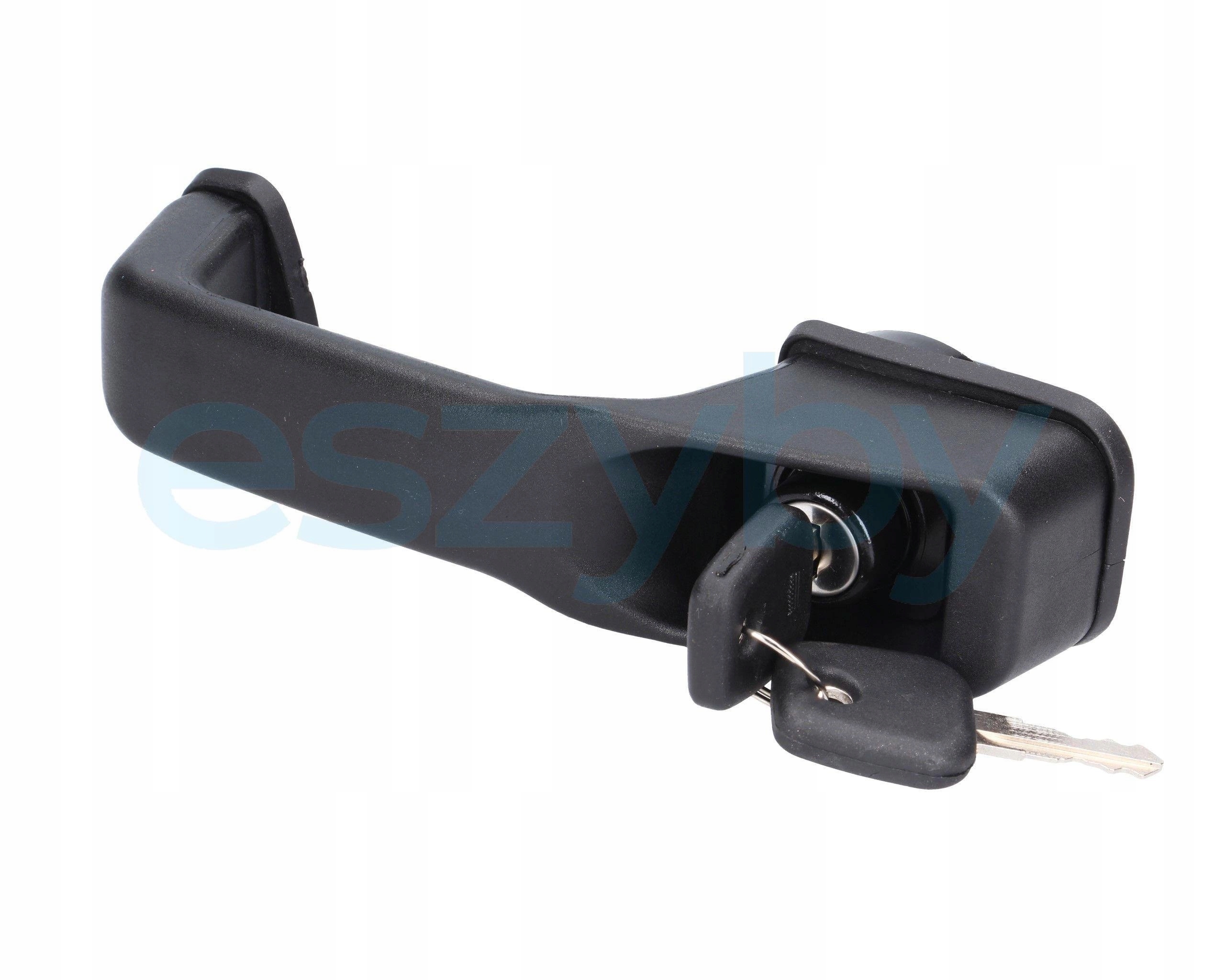 klika s tlačítkem a klíčem, 165mm traktoru