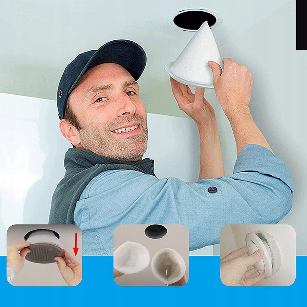 FILTRY STOŻKOWE DO ANEMOSTATU 125mm 20 szt. 8mm Marka bez marki