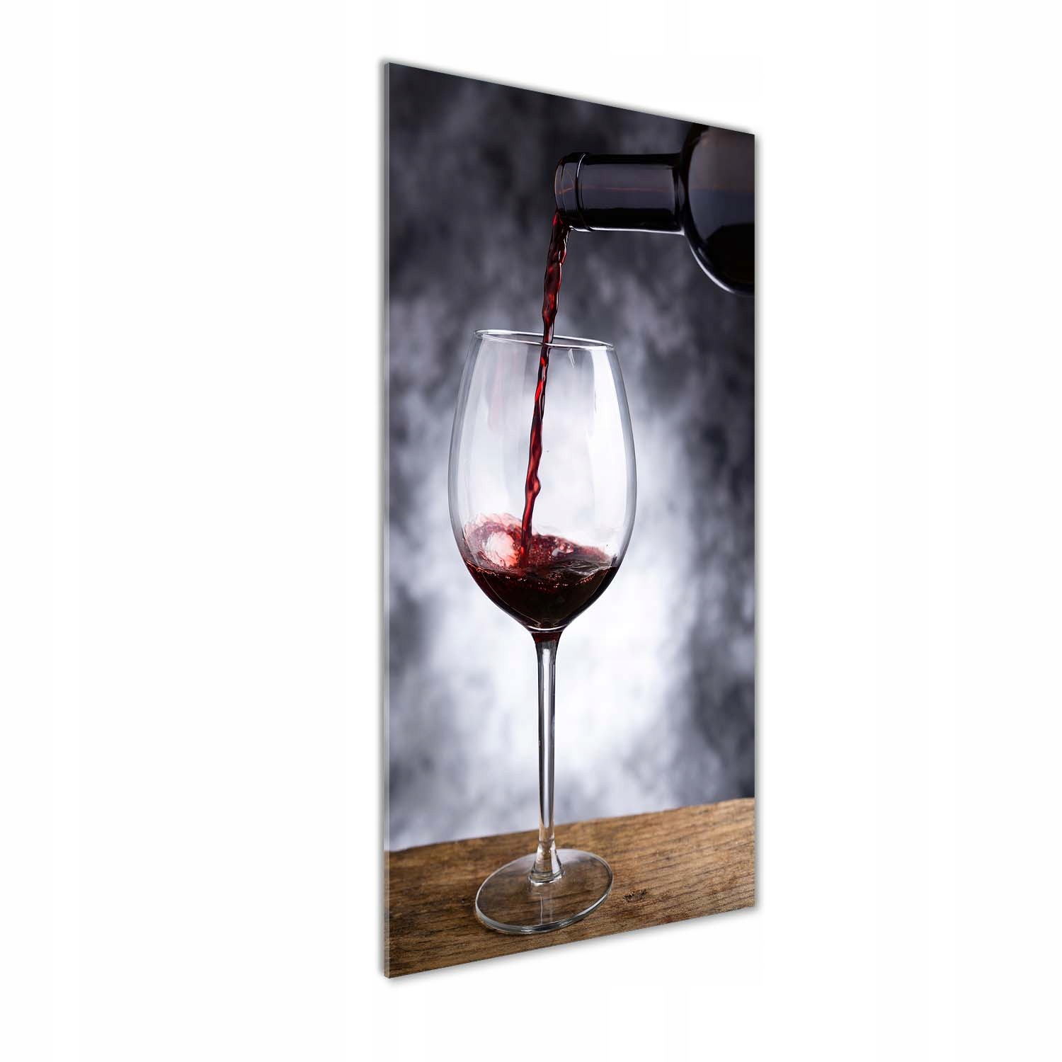 Fotoobraz tvrdené sklo Červené víno 50x125 cm