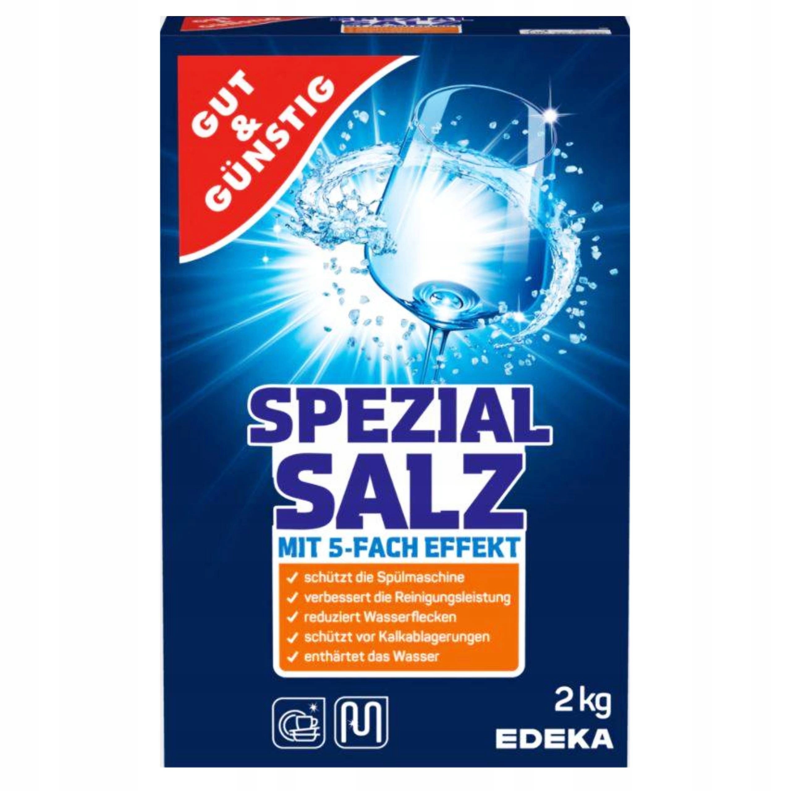 

G&g Niemiecka sól do zmywarek Spezial Salz 2kg