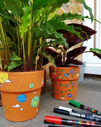 MARKER Z FARBĄ PLAKATOWĄ POSCA PC-5M JASNY NIEBIES Kolor niebieski