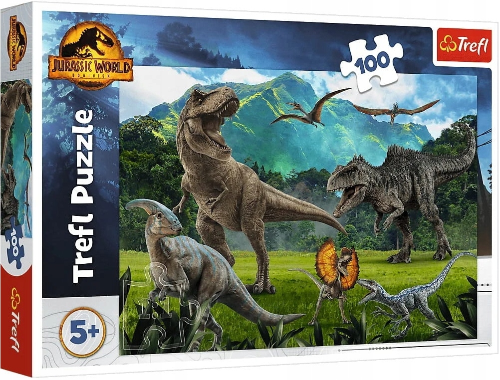 

Puzzle 100 El Park Jurajski Jurassi Dinozaury Dino