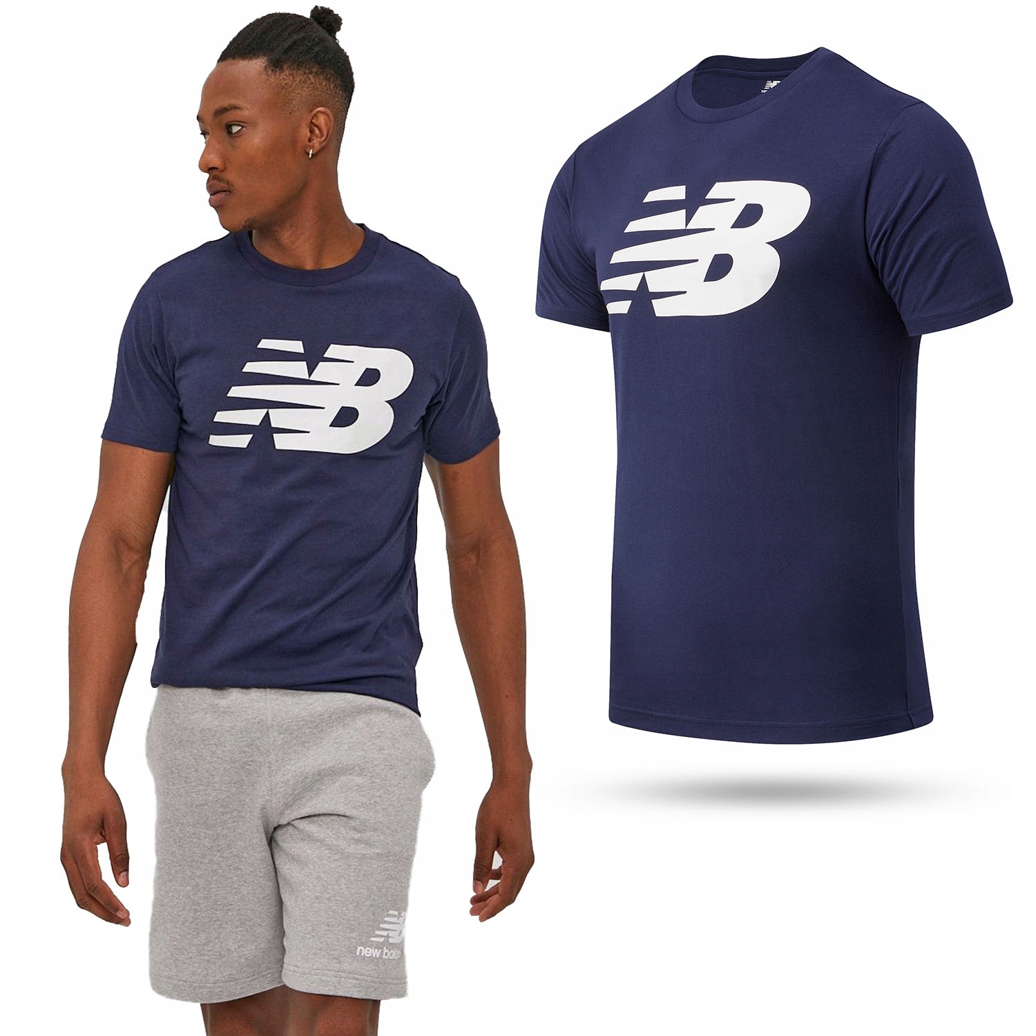 

Koszulka Męska New Balance T-shirt Bawełna MT03919