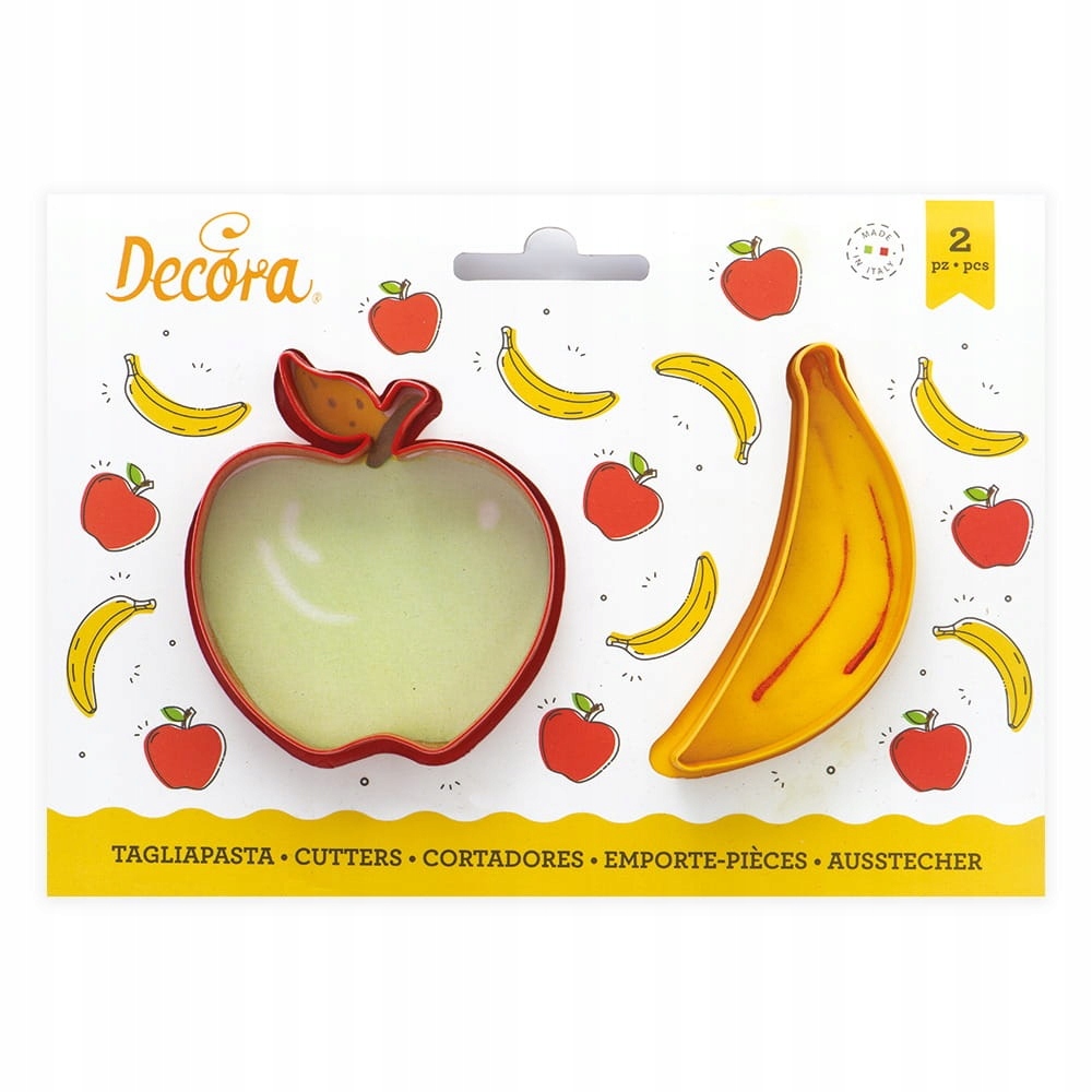 

Decora Foremki do ciastek Banan i Jabłko