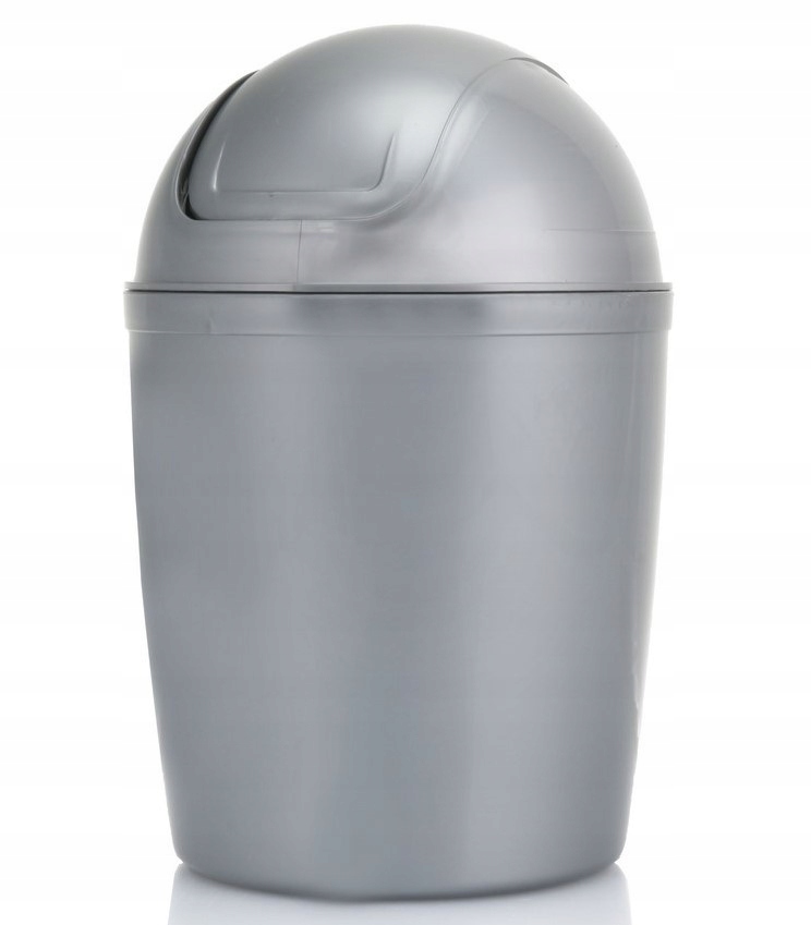 

Kosz Na Śmieci Odpady Łazienkowy Mini 1,2L Szary