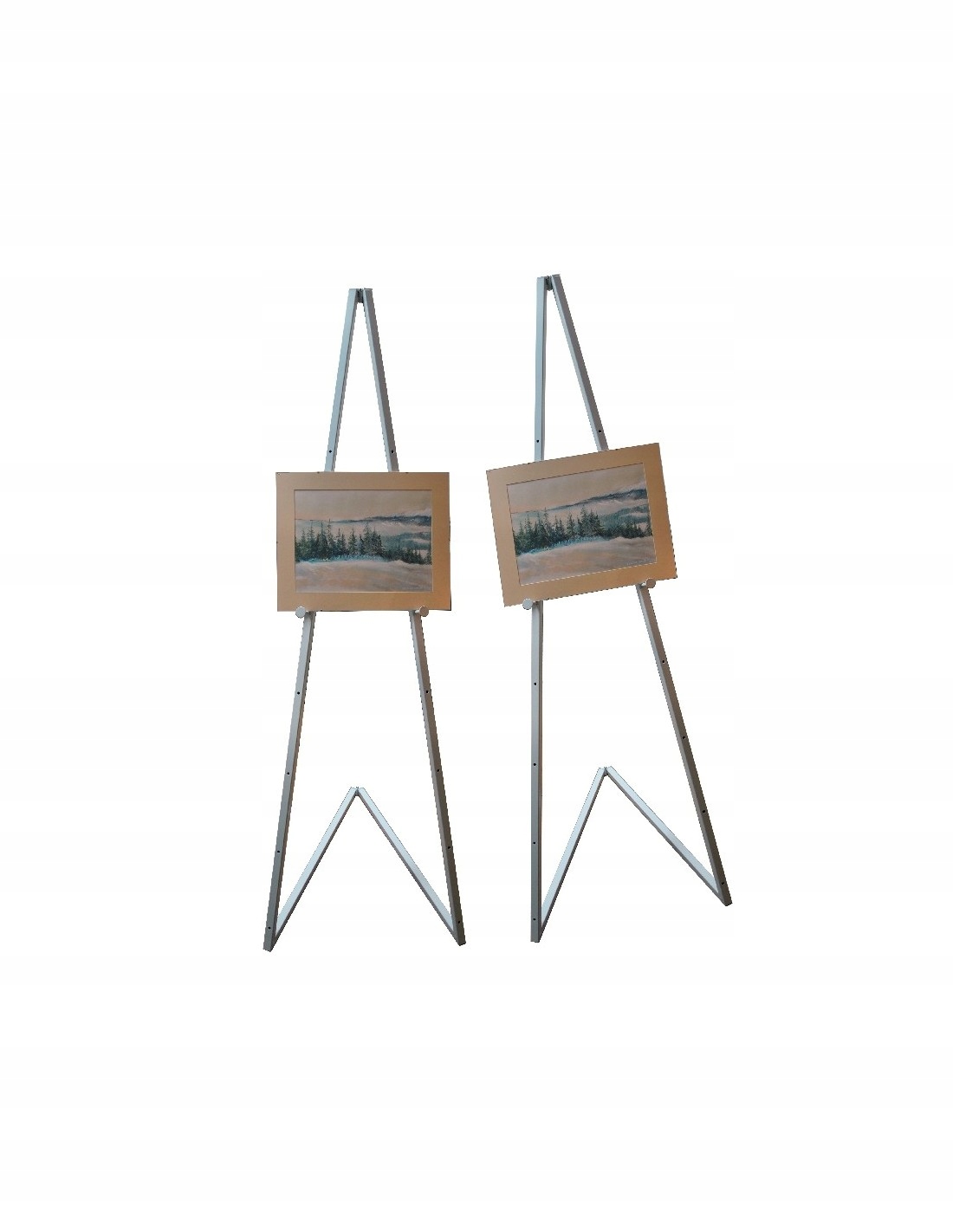 Kovový stojan jednodílný černý