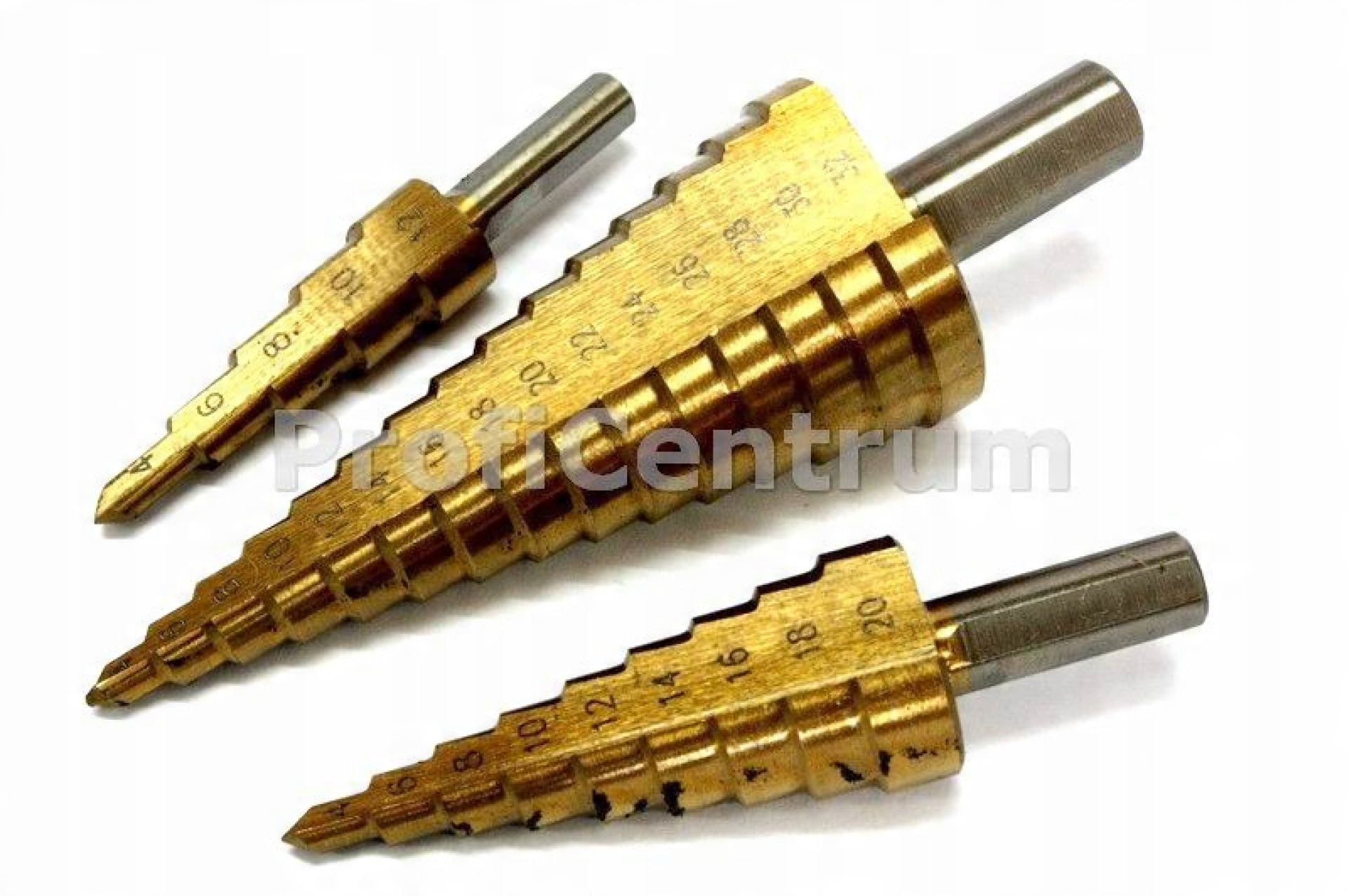 

Wiertła Stożkowe Otwornice 3 Szt Kpl Hss 4-32mm