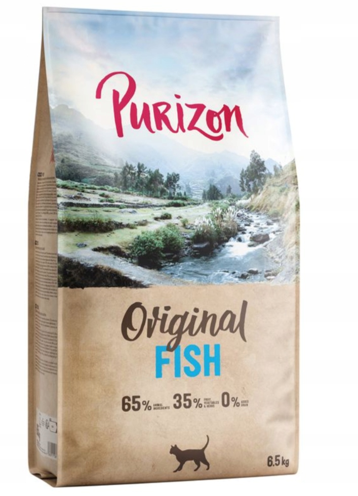 Karma sucha dla kota Purizon Adult dla kota, ryba – bez zbóż 6,5 kg
