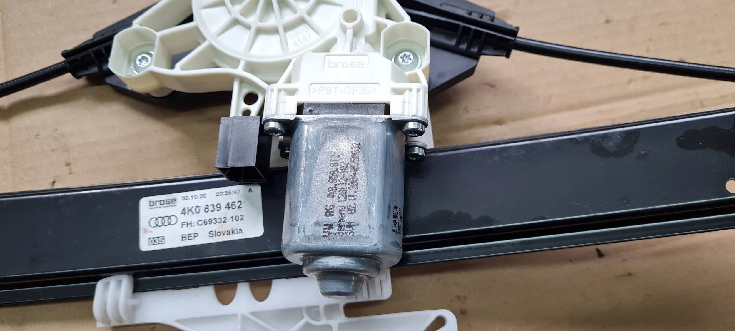A6 C8 4K mechanism window regulator door right rear part 4K0839462